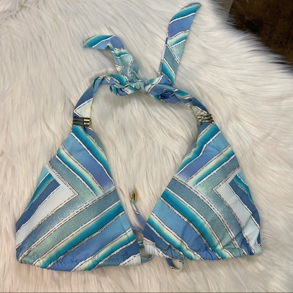 NWOT Bar III Triangle Bikini Top Large - Picture 2 of 9